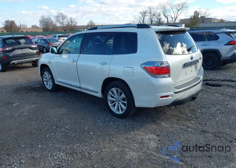 2012 Toyota Highlander Hybrid Limited V6 z USA, uszkodzony, nr VIN JTEDC3EH2C2007268